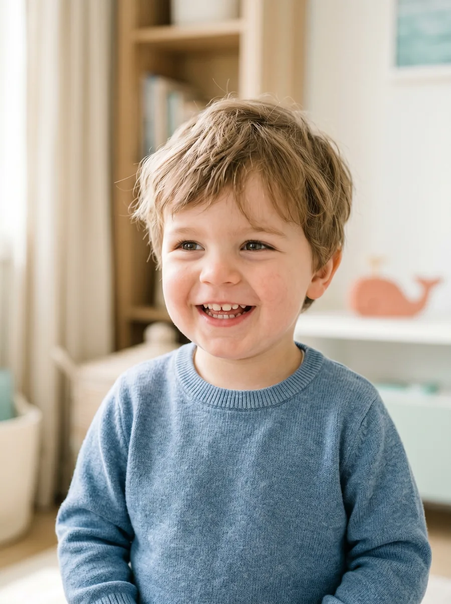 Smiling young child